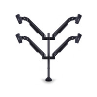Produktbild för Multibrackets M VESA Gas Lift Arm Quad monteringssats - för 4 LCD-bildskärmar - svart
