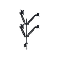 Produktbild för Multibrackets M VESA Gas Lift Arm Quad monteringssats - för 4 LCD-bildskärmar - svart