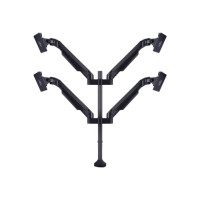 Produktbild för Multibrackets M VESA Gas Lift Arm Quad monteringssats - för 4 LCD-bildskärmar - svart
