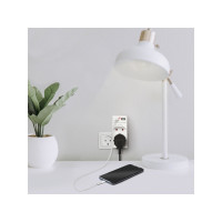 Produktbild för LogiLink PA0276 Kopplingsbox med USB-laddningsutgång, ökat b...