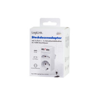 Produktbild för LogiLink PA0276 Kopplingsbox med USB-laddningsutgång, ökat b...