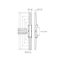 Produktbild för Vogel's Professional PFS 3306 monteringskomponent - för platt panel - svart