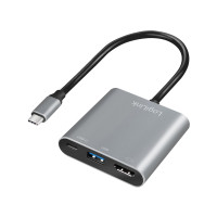 Produktbild för LogiLink - dockningsstation - USB-C 3.2 Gen 1 - HDMI
