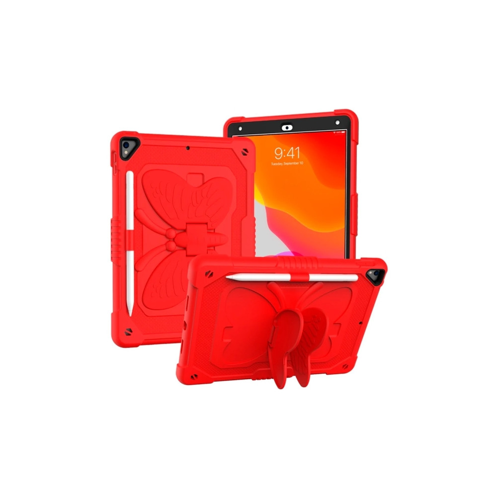 Produktbild för iPad 10,2" (2021/2020/2019) barnfodral – butterfly kickstand...