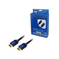 Produktbild för LogiLink HDMI-kabel med Ethernet - 15 m