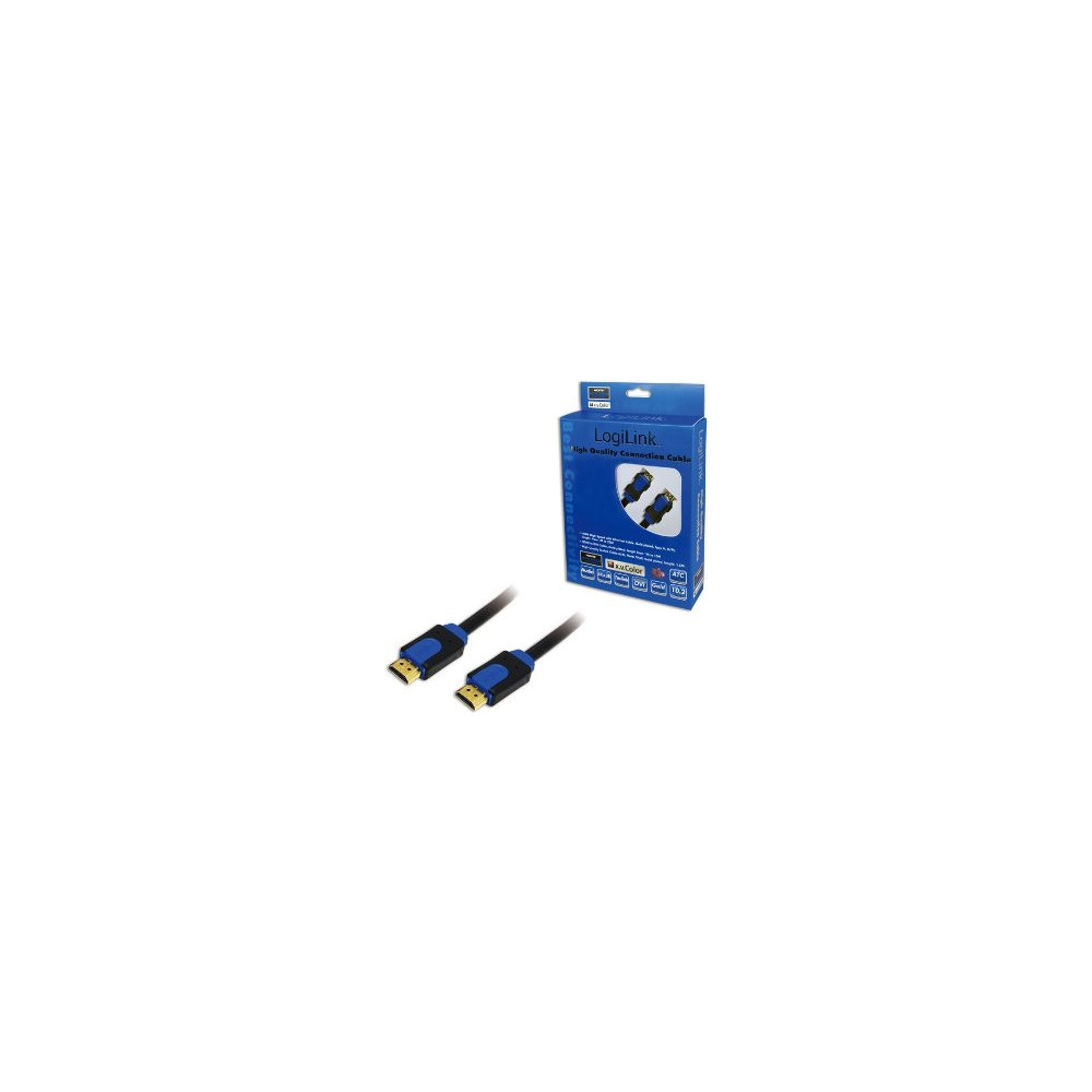 Produktbild för LogiLink HDMI-kabel med Ethernet - 15 m