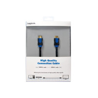 Produktbild för LogiLink HDMI-kabel med Ethernet - 15 m