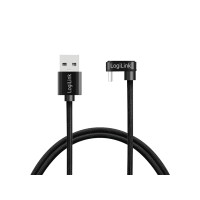 Produktbild för LogiLink USB-kabel USB 2.0 USB-C®-anslutning, USB-A-anslutni...