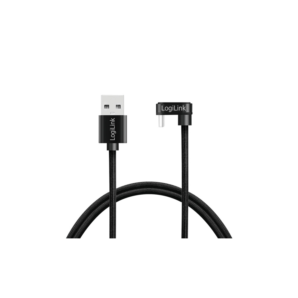 Produktbild för LogiLink - USB typ C-kabel - USB 2.0 A till USB 2.0 Type C - 3 m