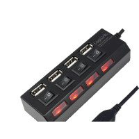 Produktbild för LogiLink USB 2.0 Hub 4-Port - hubb - 4 portar