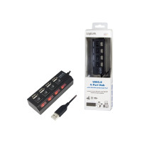 Produktbild för LogiLink USB 2.0 Hub 4-Port - hubb - 4 portar