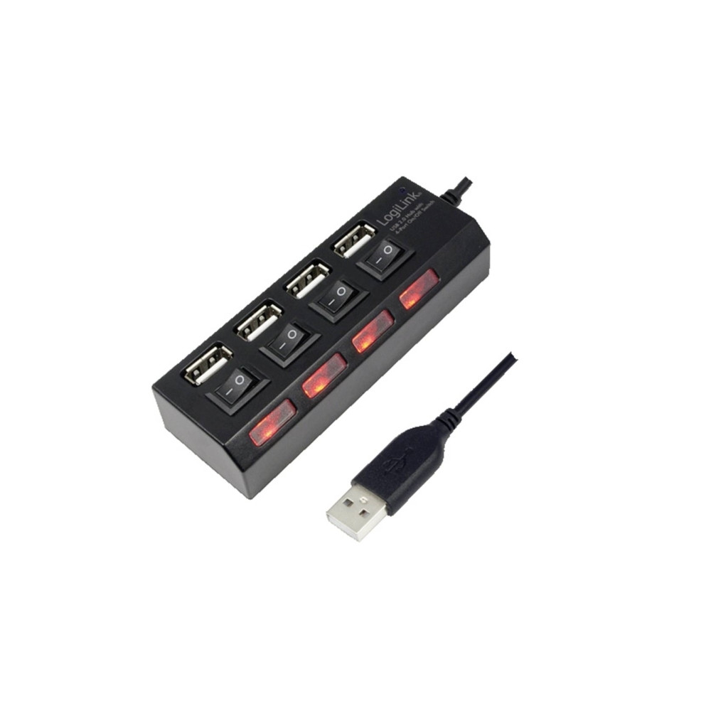 Produktbild för LogiLink USB 2.0 Hub 4-Port - hubb - 4 portar