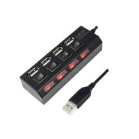Produktbild för LogiLink USB 2.0 Hub 4-Port - hubb - 4 portar