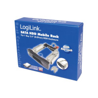 Produktbild för LogiLink SATA HDD Mobile Rack - förvaringsmobilrack