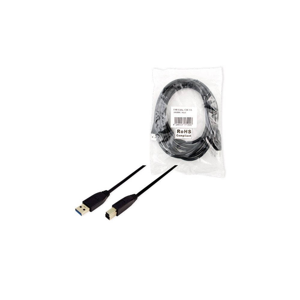 Produktbild för LogiLink - USB-kabel - USB typ A till USB Type B - 2 m