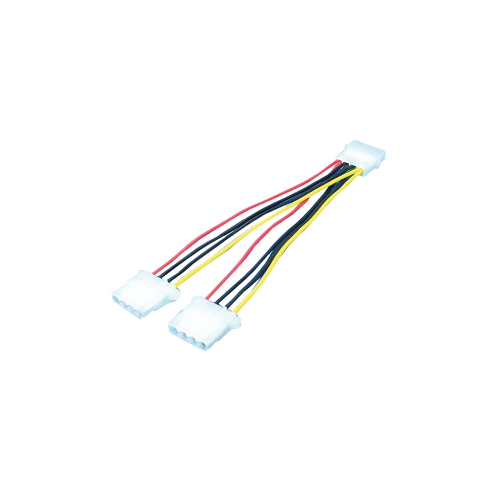 Produktbild för LogiLink - strömdelare - 4 pin intern effekt till 4 pin intern effekt - 20 cm