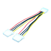 Produktbild för LogiLink - strömdelare - 4 pin intern effekt till 4 pin intern effekt - 20 cm