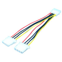 Produktbild för LogiLink - strömdelare - 4 pin intern effekt till 4 pin intern effekt - 20 cm