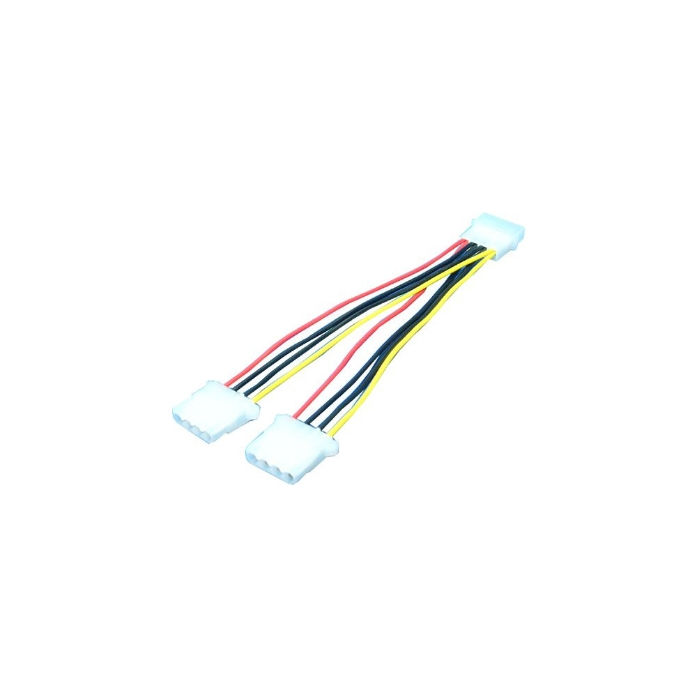 Produktbild för LogiLink - strömdelare - 4 pin intern effekt till 4 pin intern effekt - 20 cm