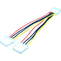 Produktbild för LogiLink - strömdelare - 4 pin intern effekt till 4 pin intern effekt - 20 cm