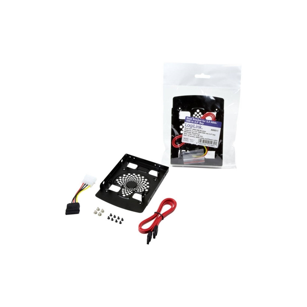 Produktbild för LogiLink Harddisk Mounting Bracket - adapter för lagringsfack