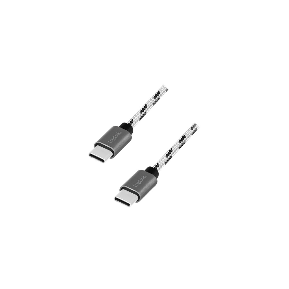 Produktbild för LogiLink CU0200, USB C, USB C, USB 2.0, 480 Mbit/s, Svart, V...