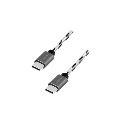 LogiLink LogiLink CU0200, USB C, USB C, USB 2.0, 480 Mbit/s, Svart, V...
