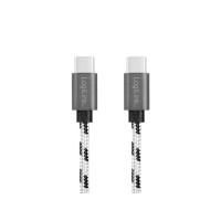 Produktbild för LogiLink CU0200, USB C, USB C, USB 2.0, 480 Mbit/s, Svart, V...