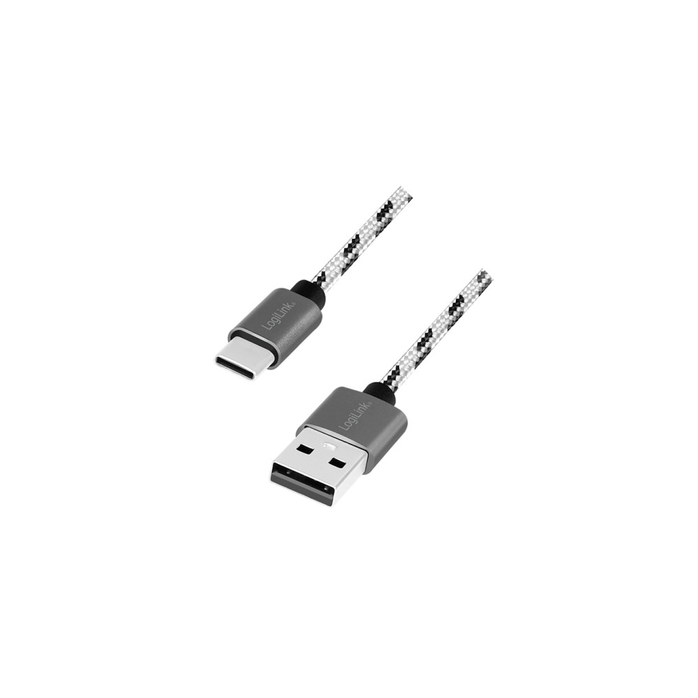 Produktbild för LogiLink CU0201, USB C, USB A, USB 2.0, 480 Mbit/s, Svart, V...