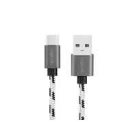 Produktbild för LogiLink CU0201, USB C, USB A, USB 2.0, 480 Mbit/s, Svart, V...