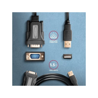 Produktbild för AXAGON - seriell adapter - USB - RS-232