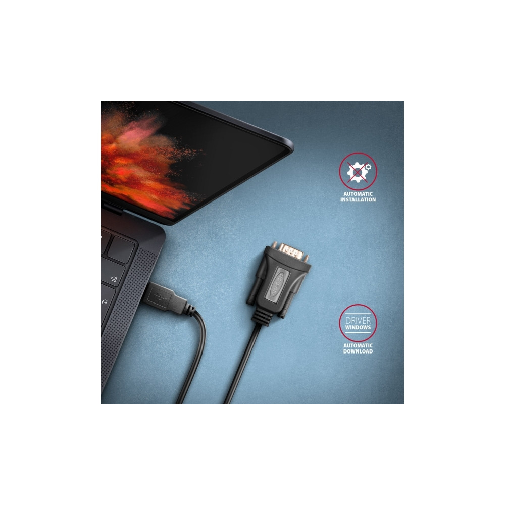 Produktbild för AXAGON - seriell adapter - USB - RS-232