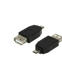 Produktbild för LogiLink - USB-adapter - USB till mikro-USB typ B