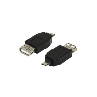Produktbild för LogiLink - USB-adapter - USB till mikro-USB typ B