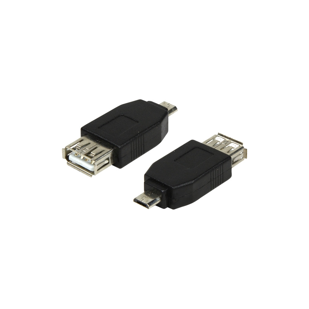 Produktbild för LogiLink - USB-adapter - USB till mikro-USB typ B