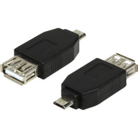 Produktbild för LogiLink - USB-adapter - USB till mikro-USB typ B