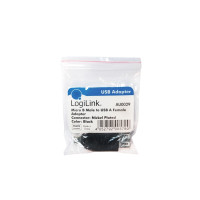 Produktbild för LogiLink - USB-adapter - USB till mikro-USB typ B