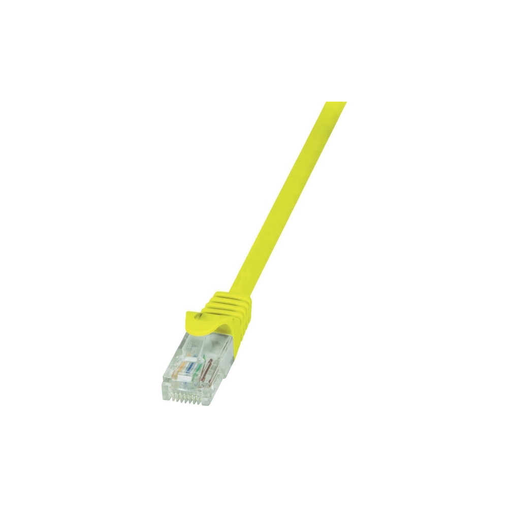 Produktbild för LogiLink EconLine - patch-kabel - 50 cm - gul