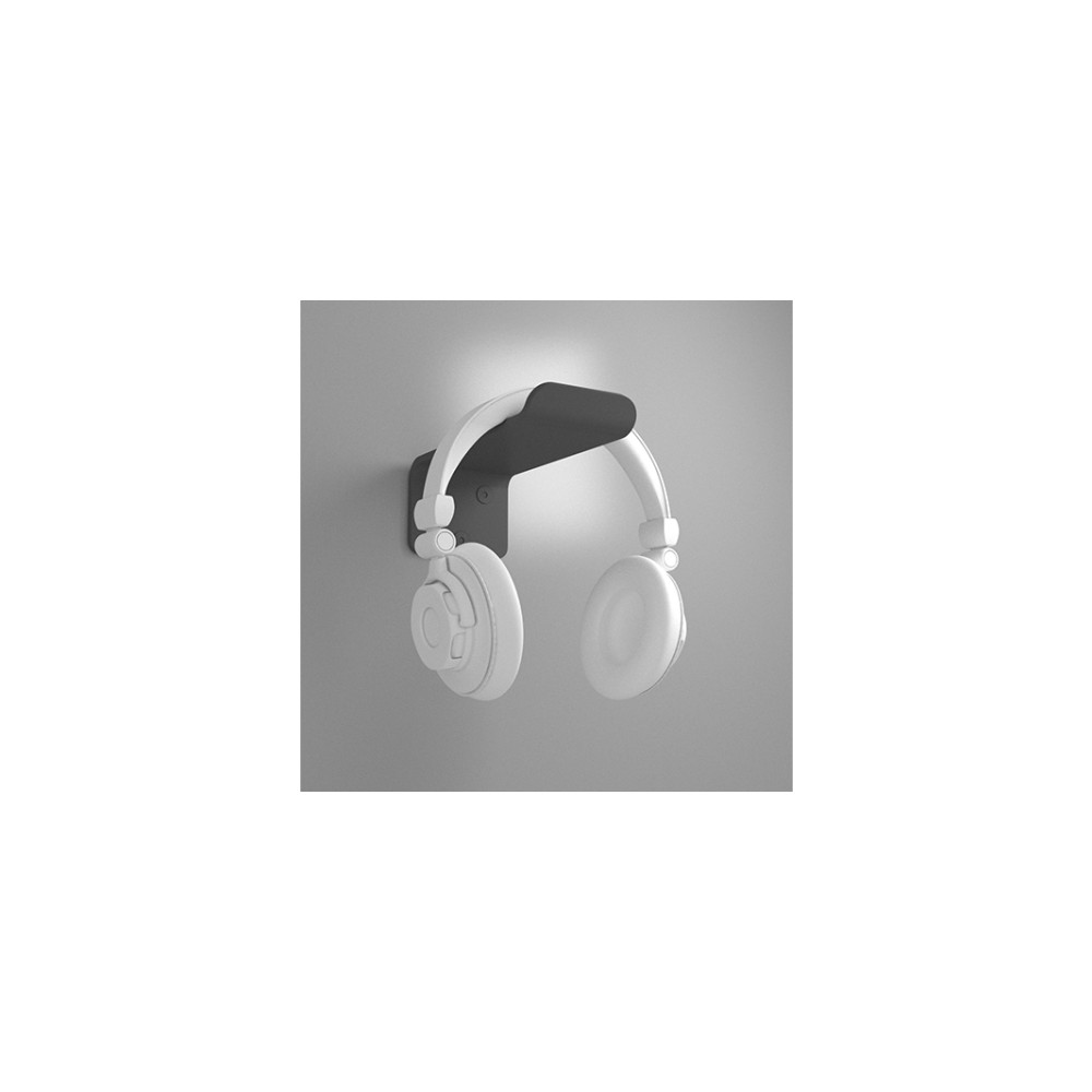 Produktbild för Multibrackets M Headset Holder monteringssats - för hörlurar/headset - svart