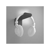 Produktbild för Multibrackets M Headset Holder monteringssats - för hörlurar/headset - svart