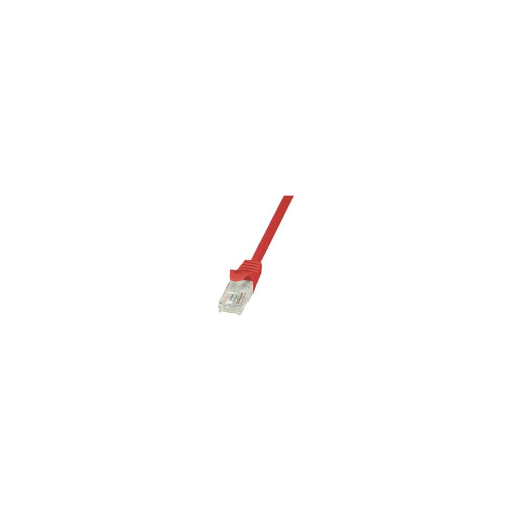 Produktbild för LogiLink EconLine - patch-kabel - 2 m - röd