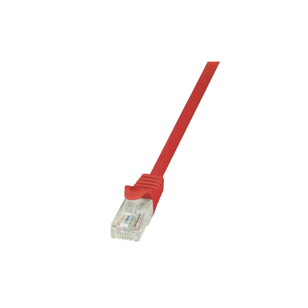 Produktbild för LogiLink EconLine - patch-kabel - 2 m - röd