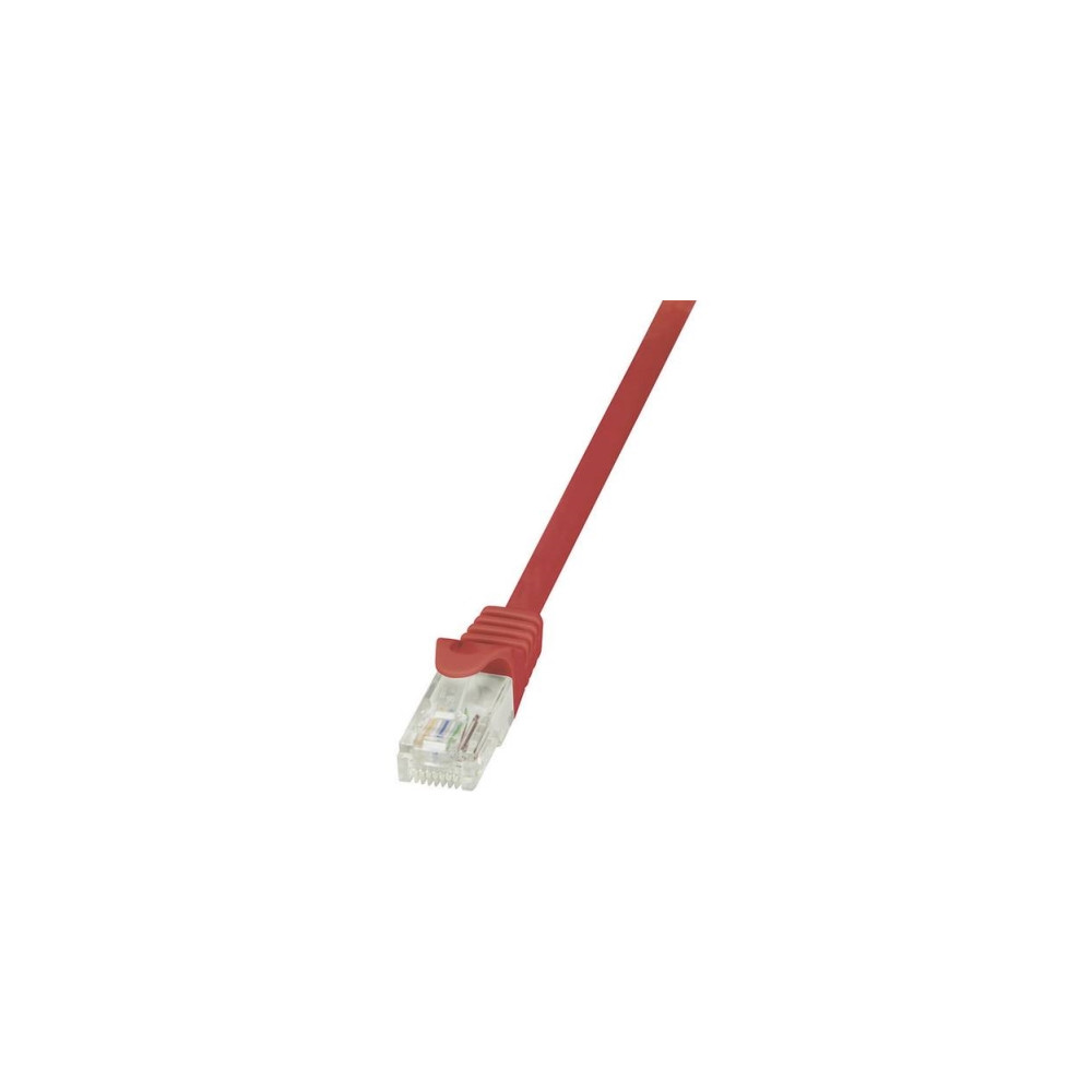 Produktbild för LogiLink EconLine - patch-kabel - 2 m - röd