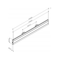 Produktbild för Vogel's Professional Connect-it PFB 3411 monteringskomponent - för LCD-display - svart
