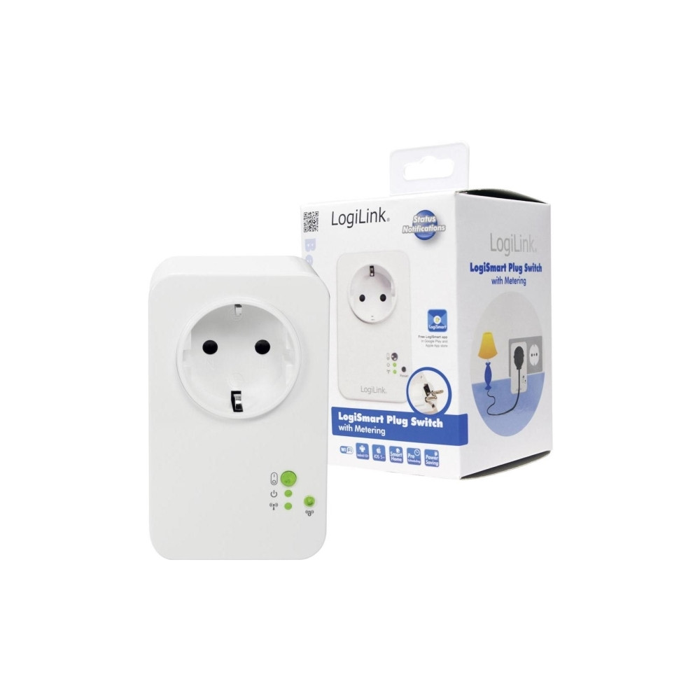 Produktbild för LogiLink PA0066, Hvid, 230 V, 50