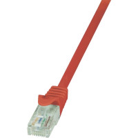 Produktbild för LogiLink EconLine - patch-kabel - 3 m - röd