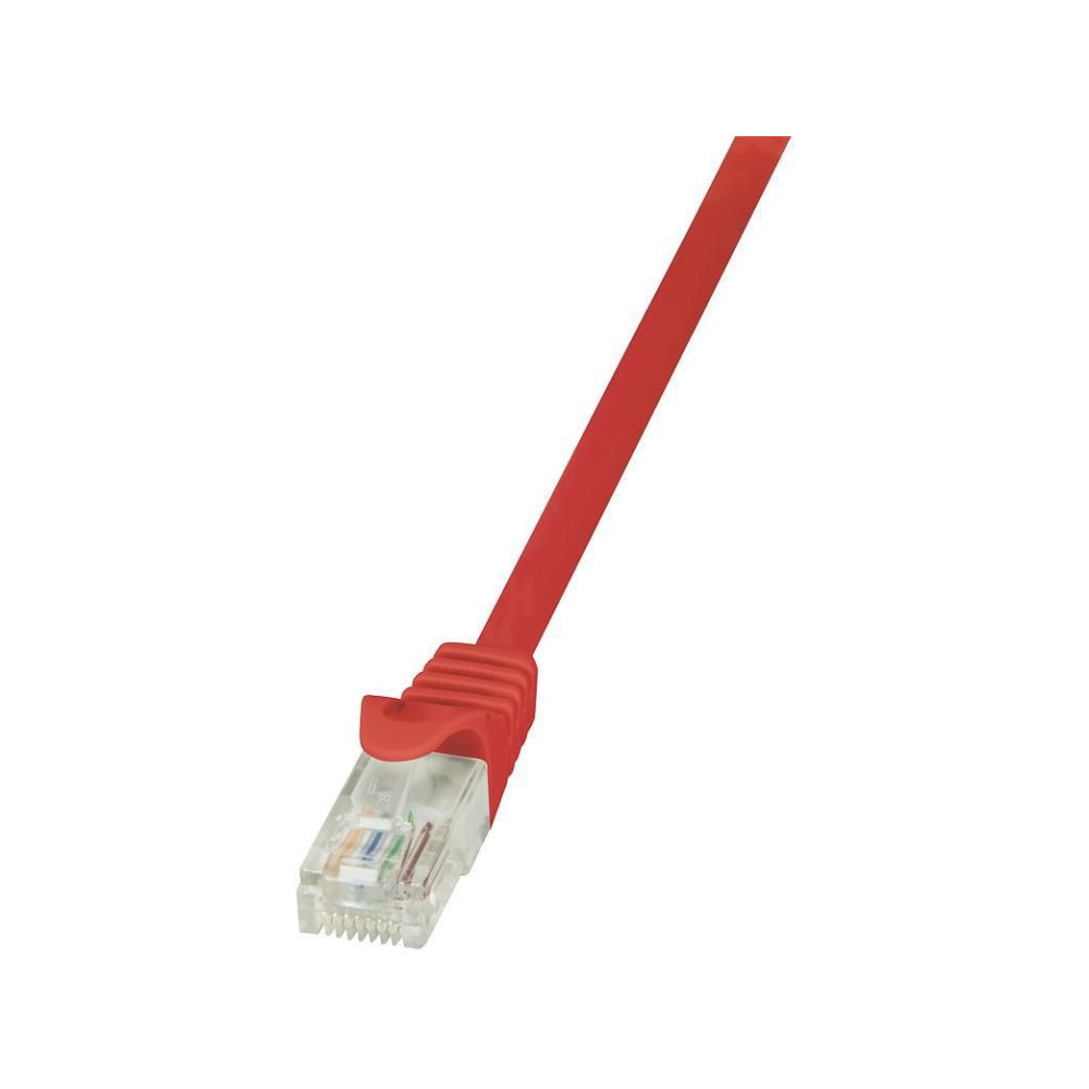 Produktbild för LogiLink EconLine - patch-kabel - 3 m - röd