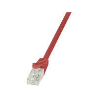 Produktbild för LogiLink EconLine - patch-kabel - 3 m - röd