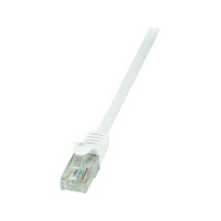 Produktbild för LogiLink EconLine - patch-kabel - 15 m - vit