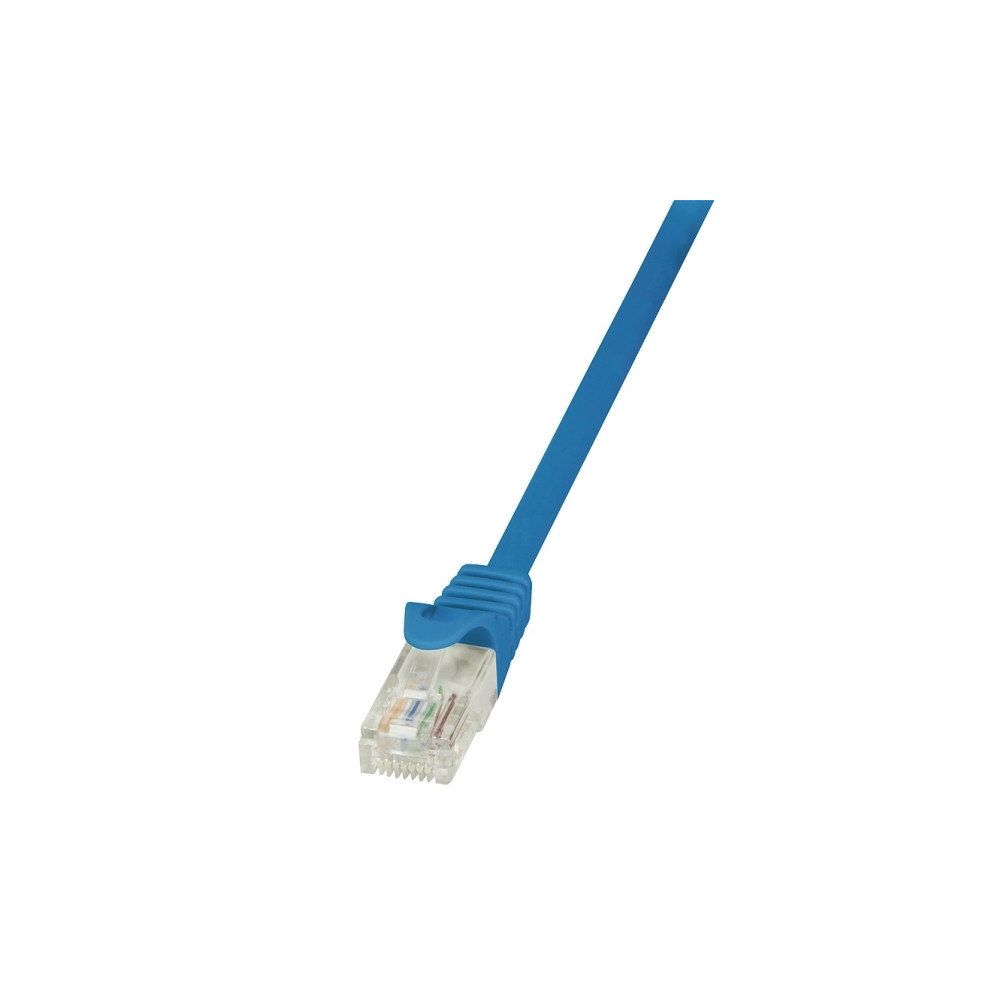 Produktbild för LogiLink EconLine - patch-kabel - 25 cm - blå